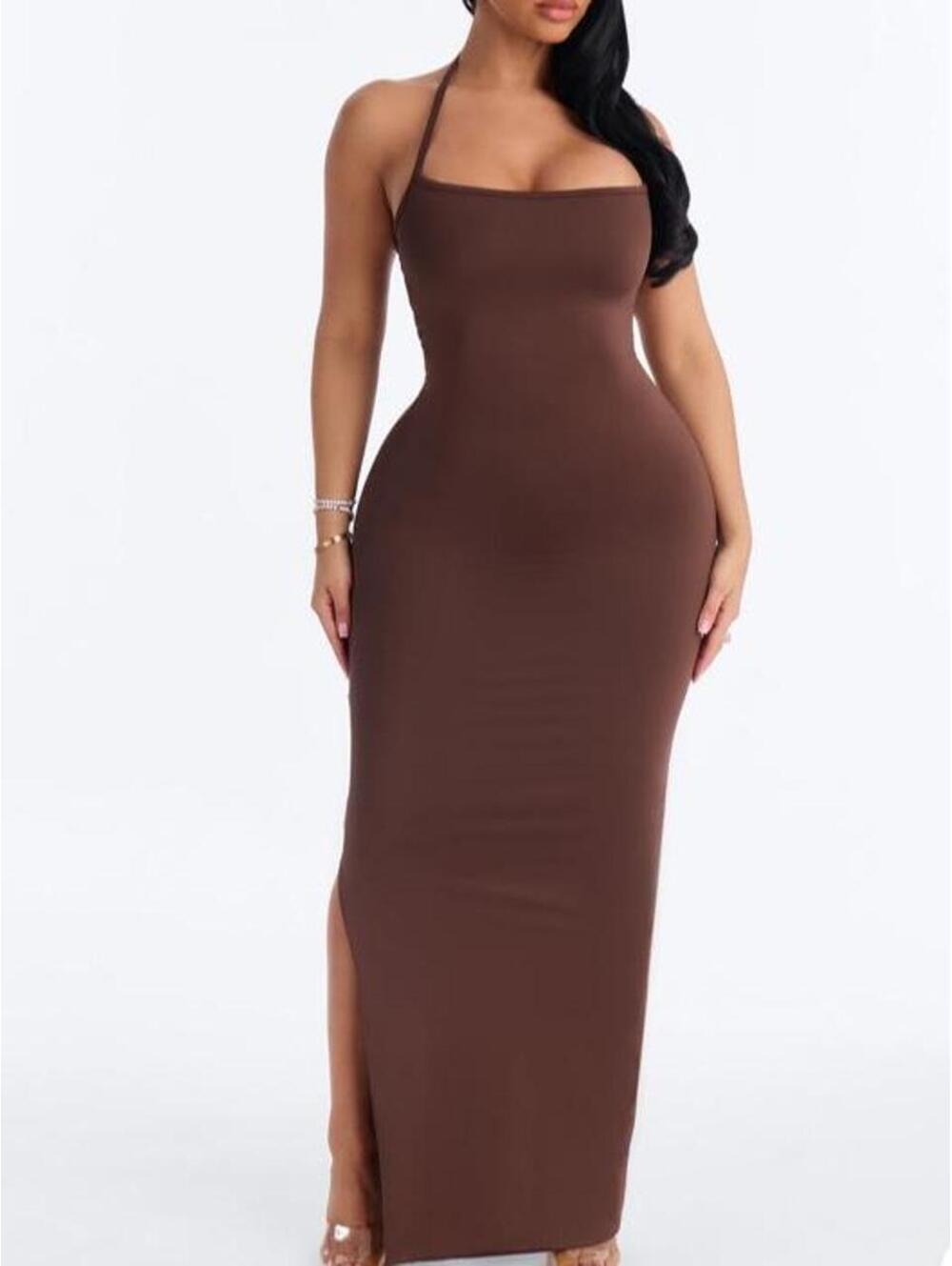 Fashion Nova Women's Brown Dress